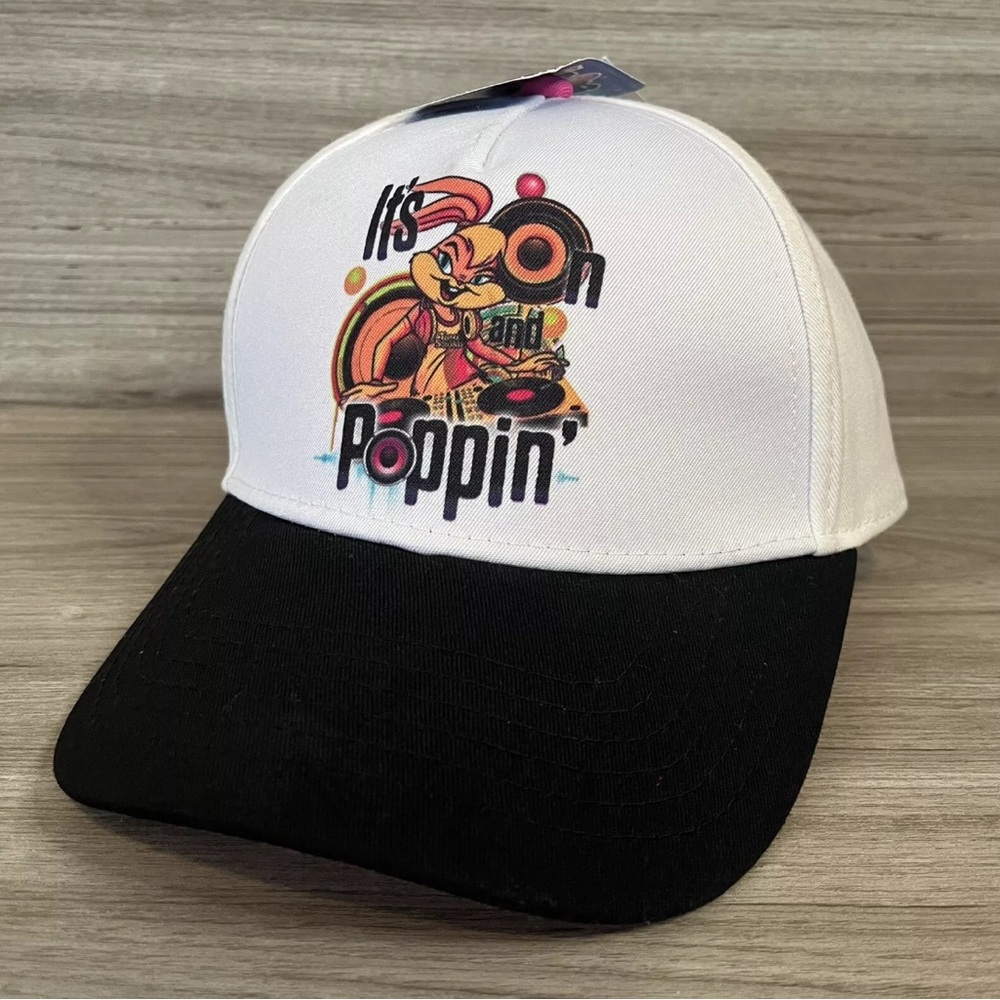 Space Jam Lola On And Pippin  Hat Cap Adjustable Strapback White Black Toon Pink